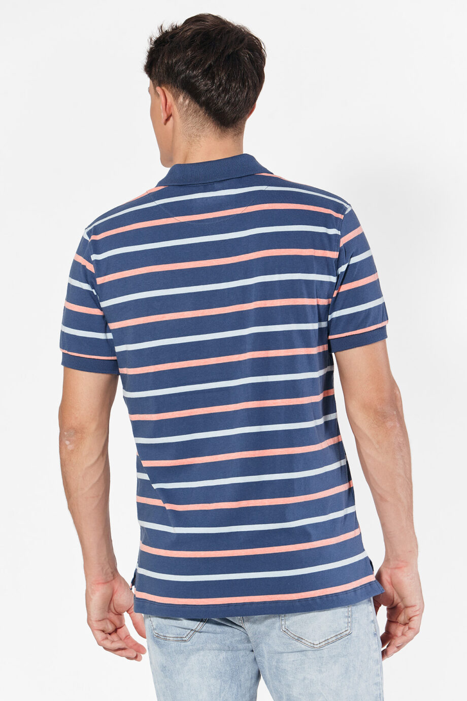 Polo rayada de jersey