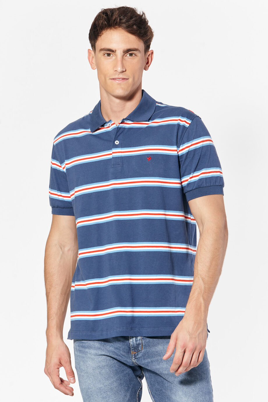 Polo rayada de jersey
