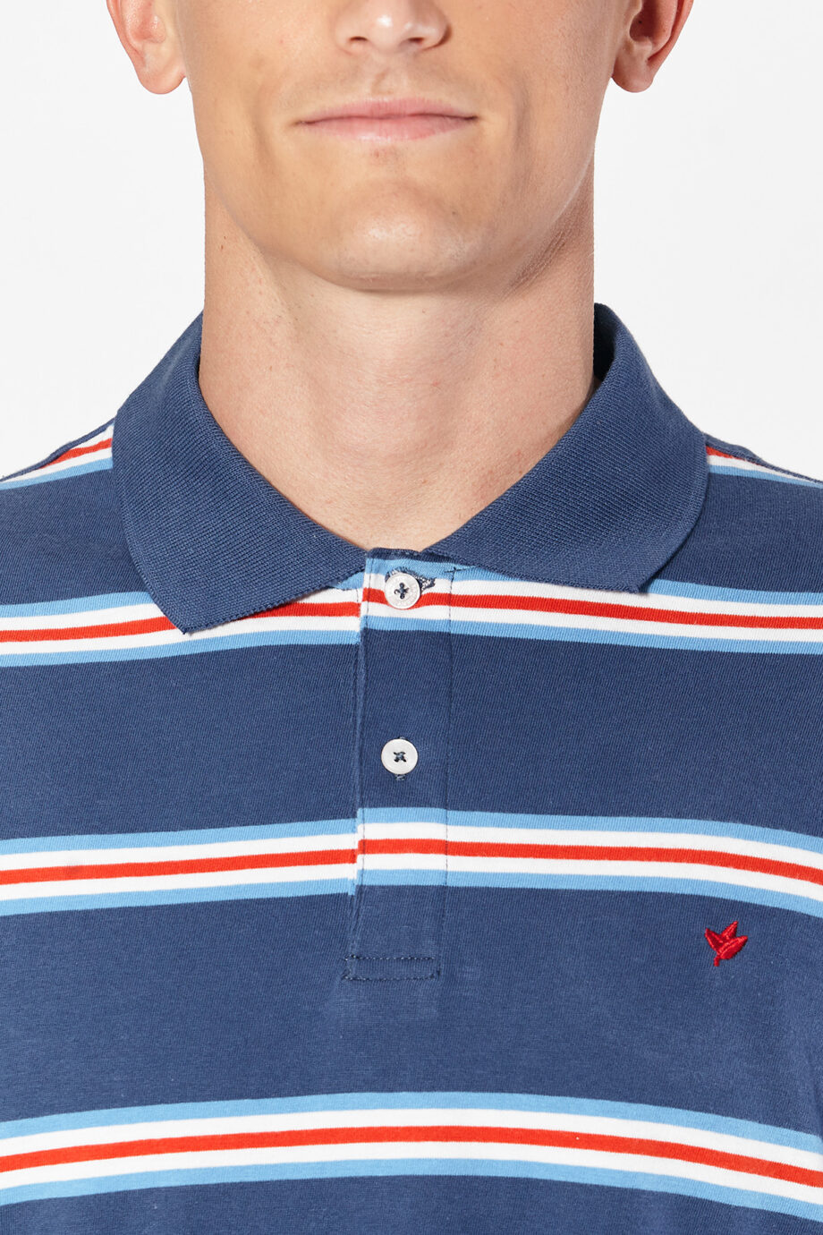 Polo rayada de jersey