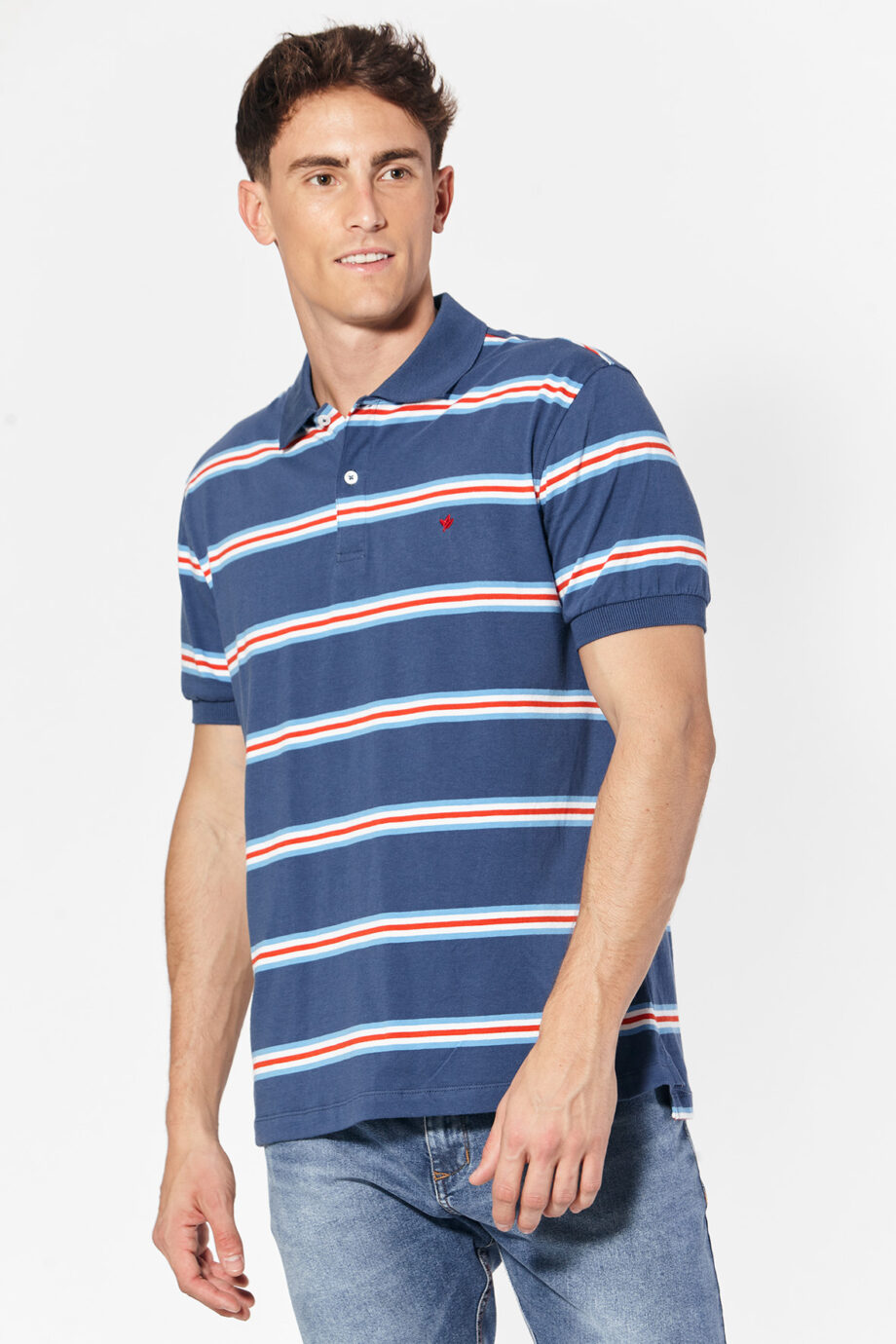 Polo rayada de jersey