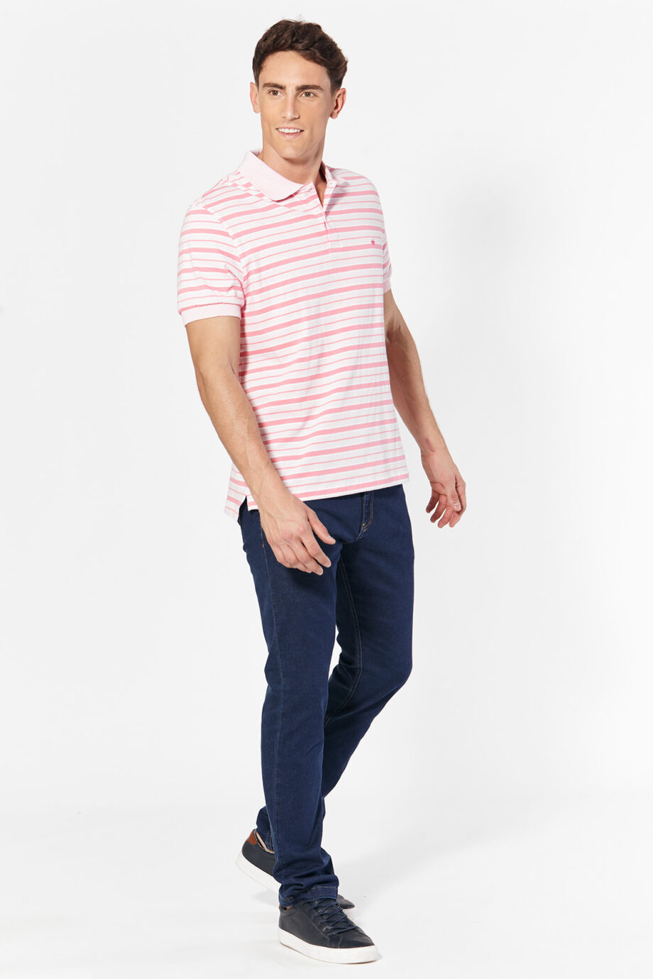 Polo rayada de jersey