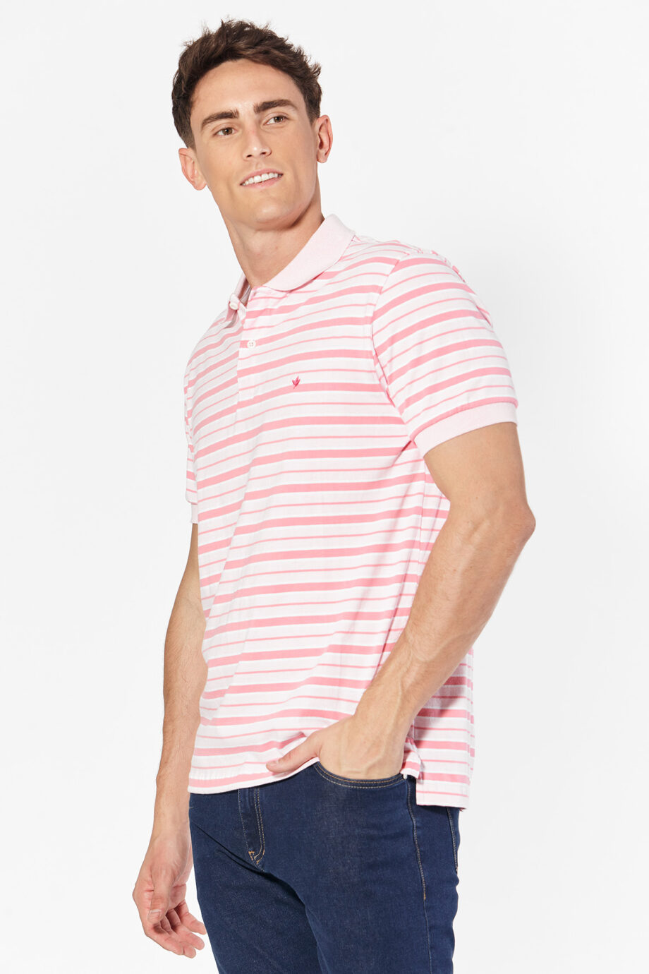 Polo rayada de jersey