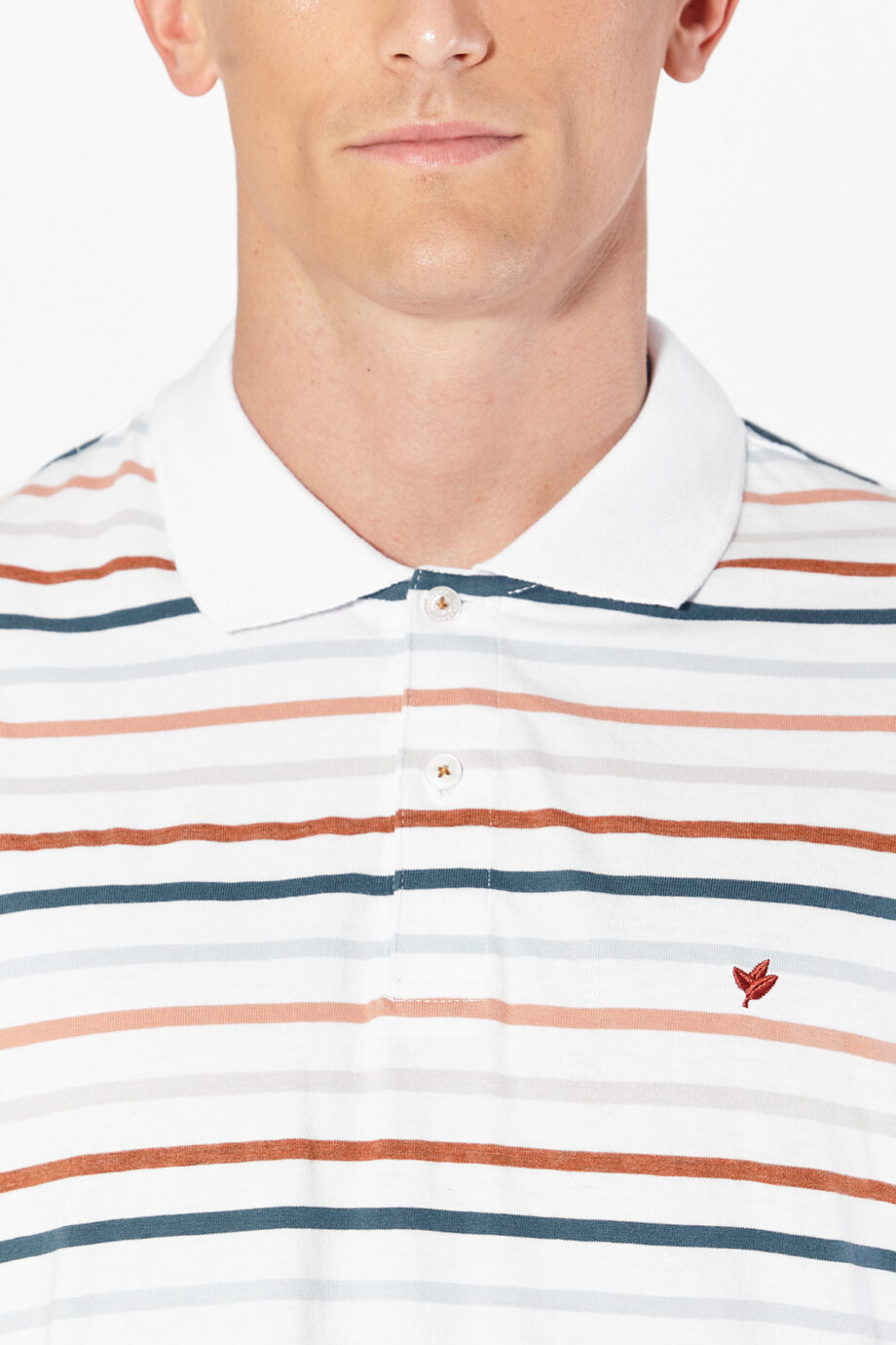 Polo rayada de jersey