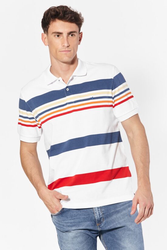 Polo rayada de jersey