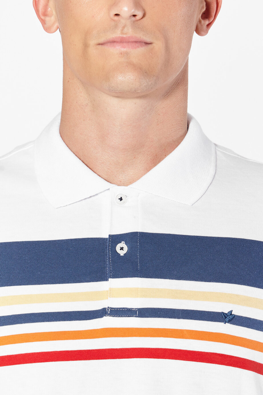 Polo rayada de jersey