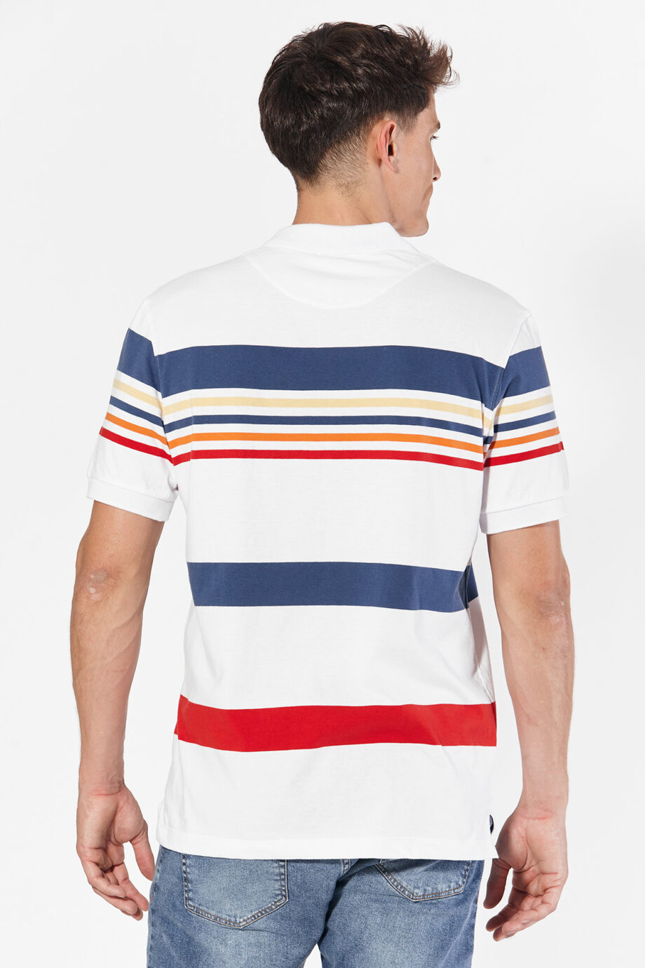 Polo rayada de jersey
