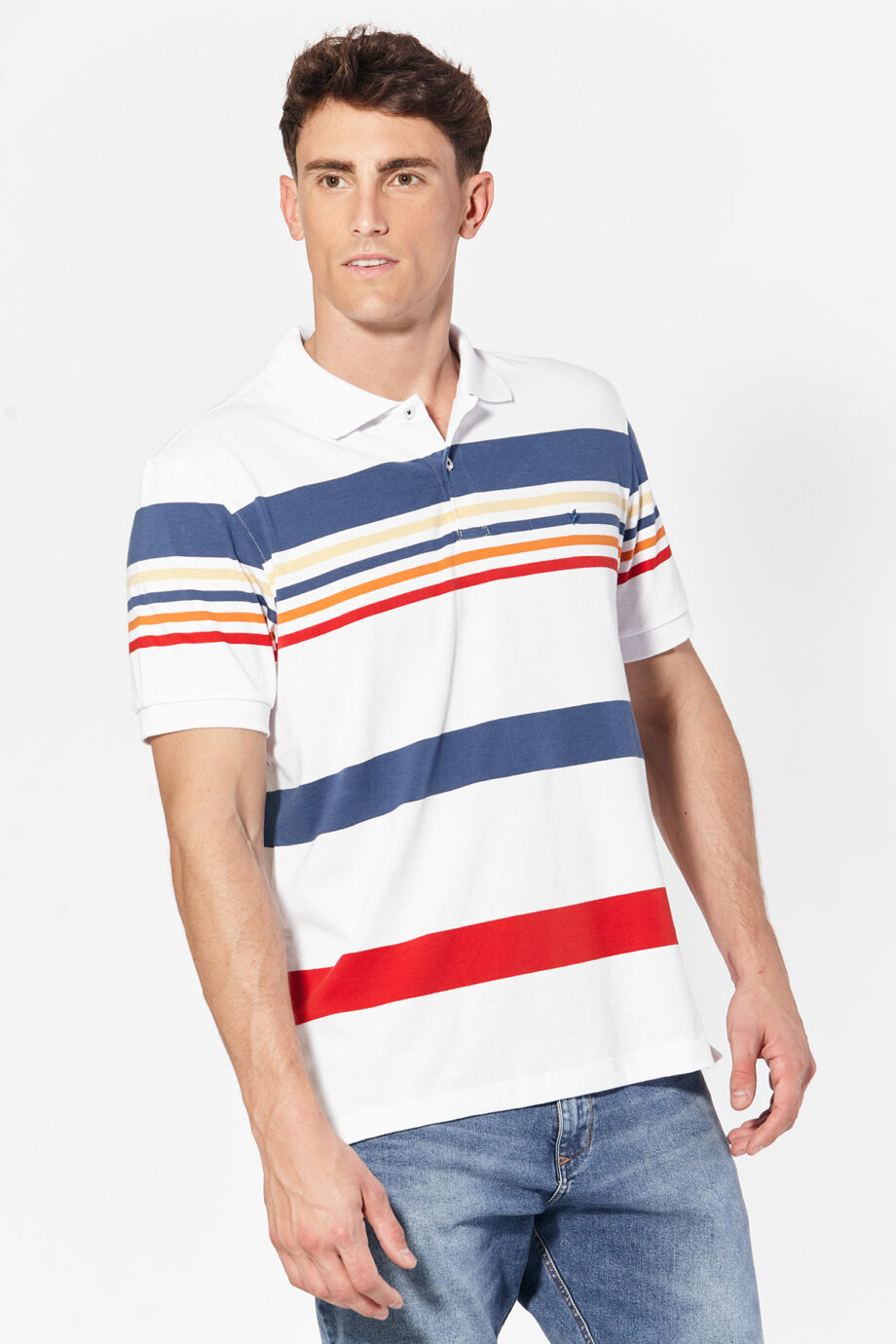Polo rayada de jersey