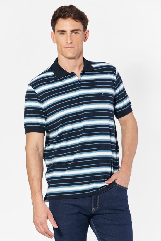 Polo rayada de jersey