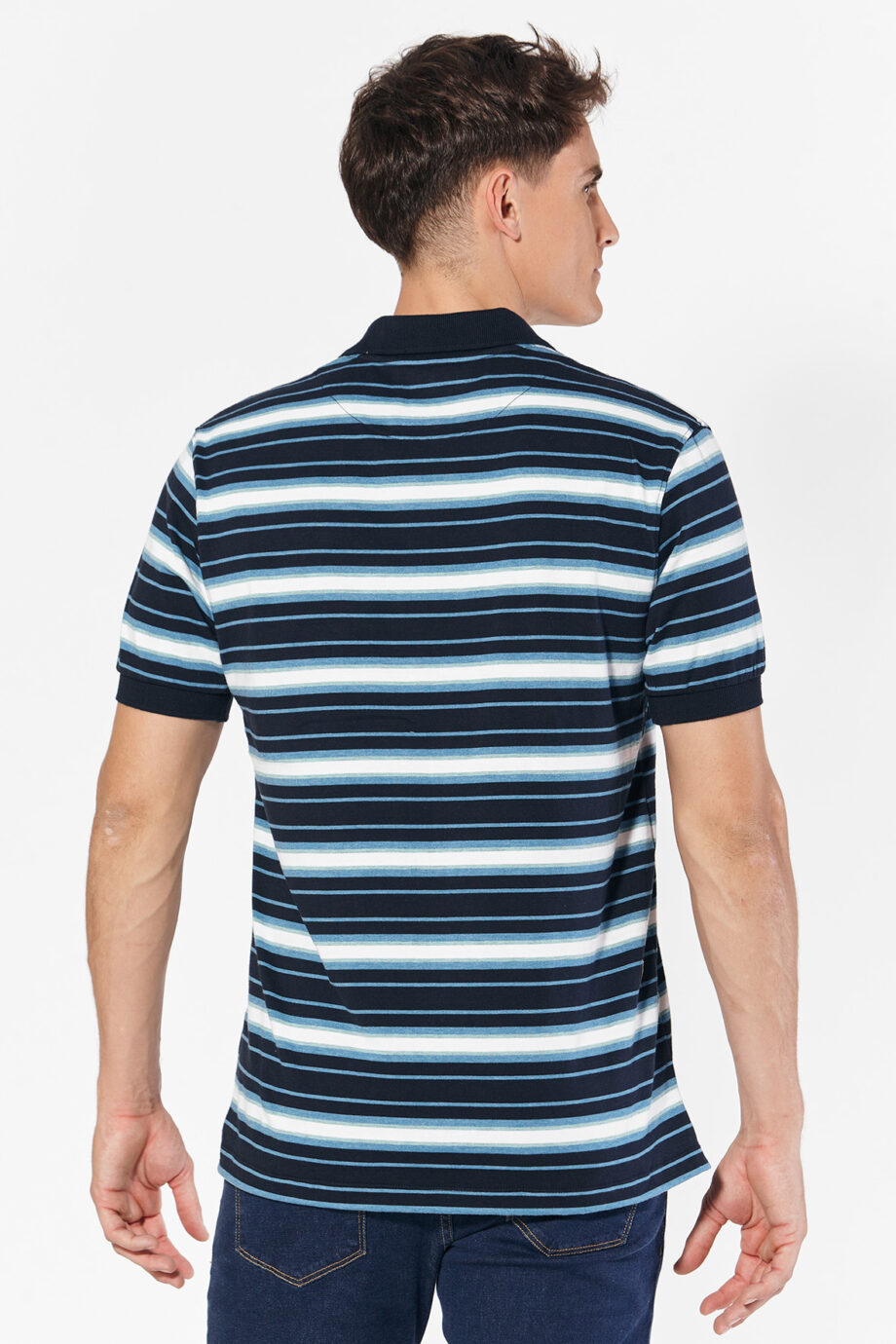 Polo rayada de jersey