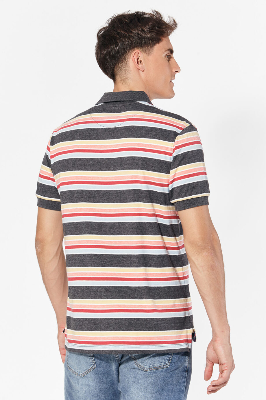 Polo rayada de jersey
