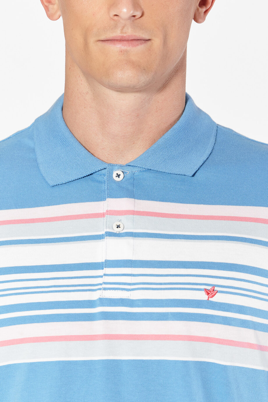 Polo rayada de jersey