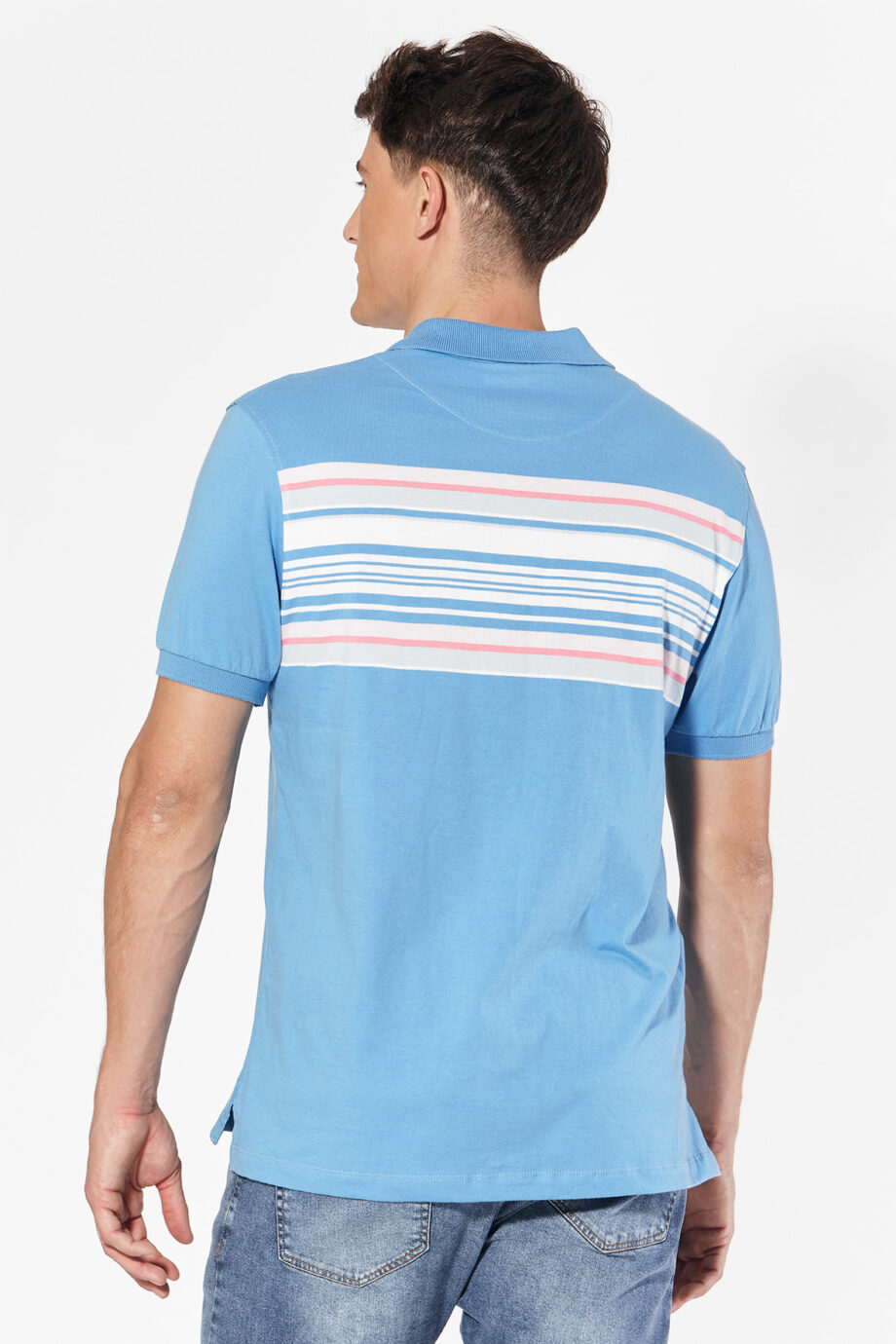 Polo rayada de jersey