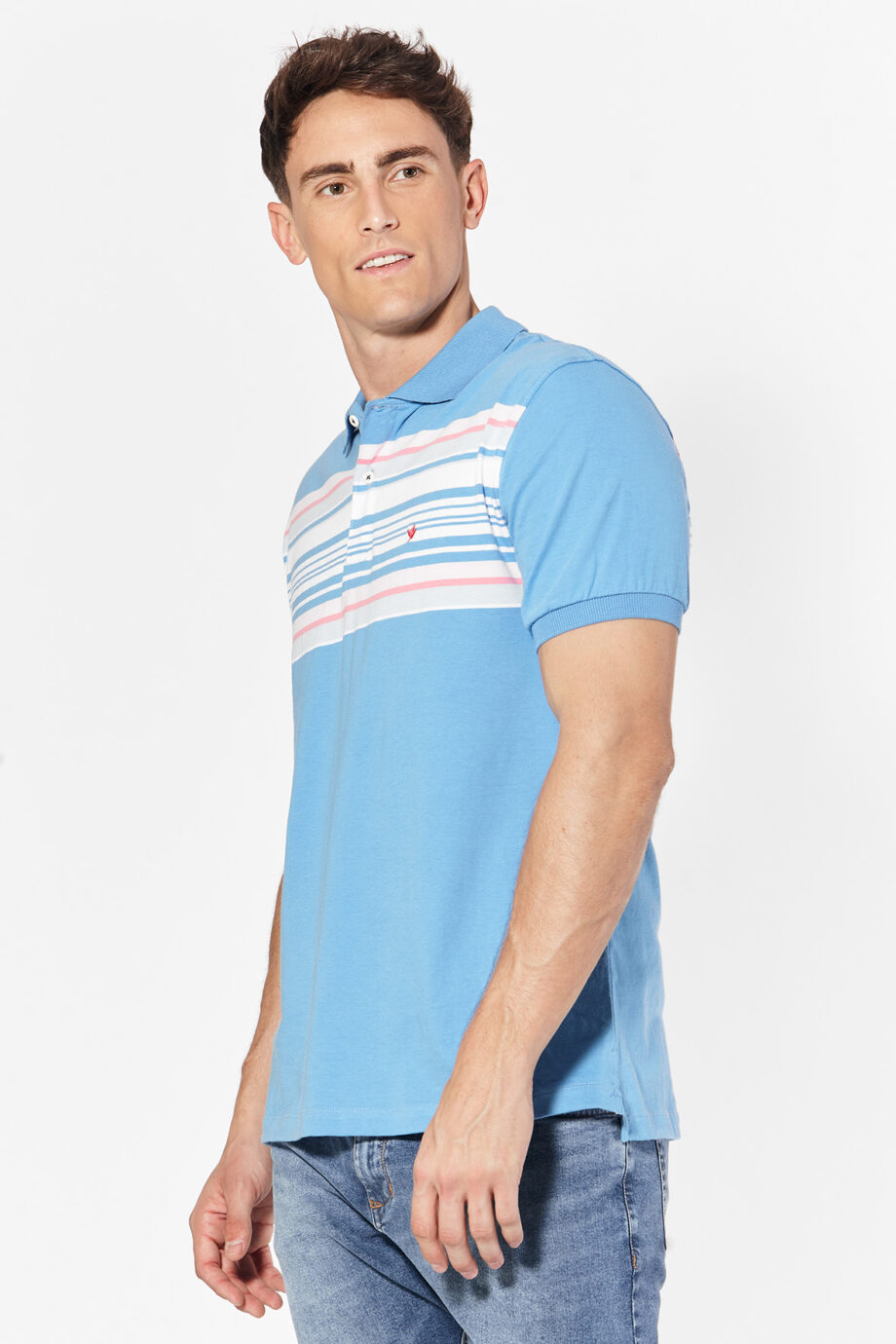 Polo rayada de jersey