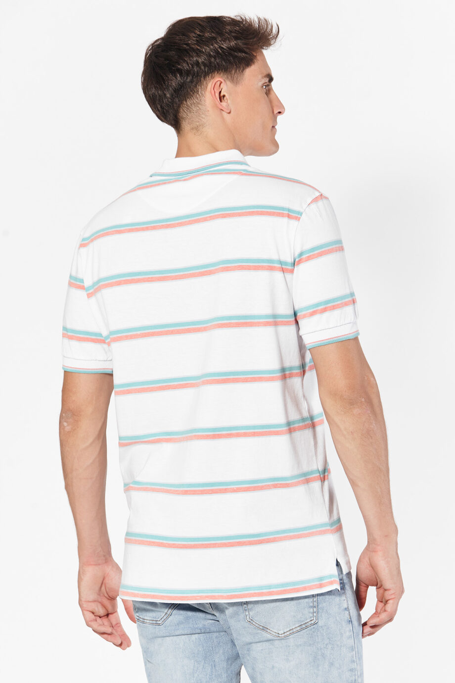 Polo rayada de jersey