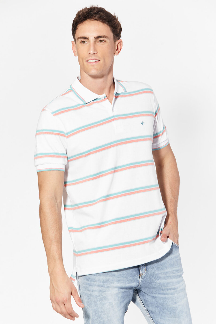 Polo rayada de jersey