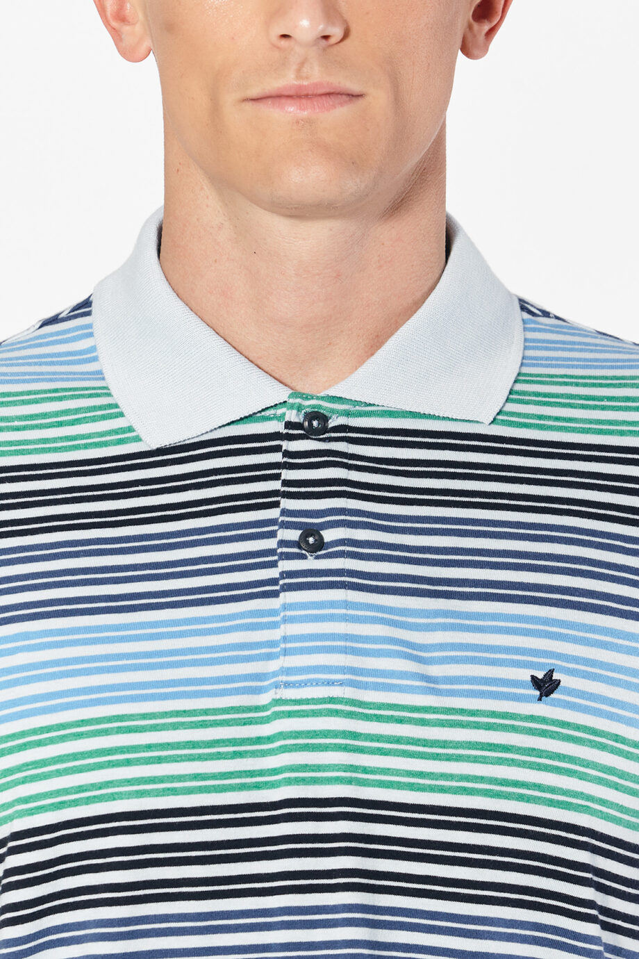 Polo rayada de jersey