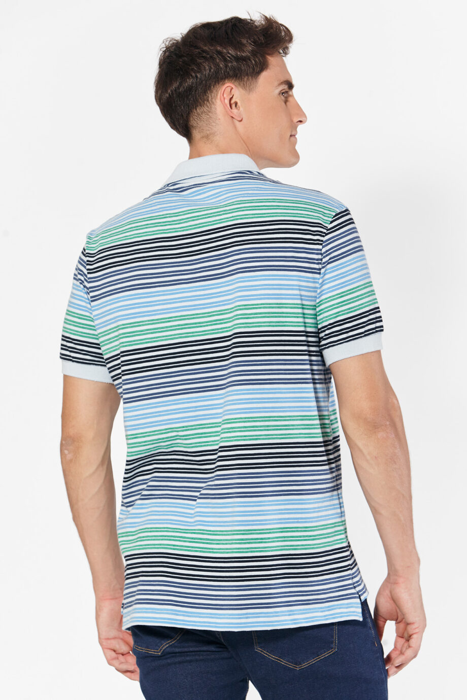 Polo rayada de jersey