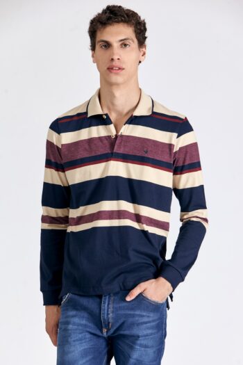 Polo de jersey rayada