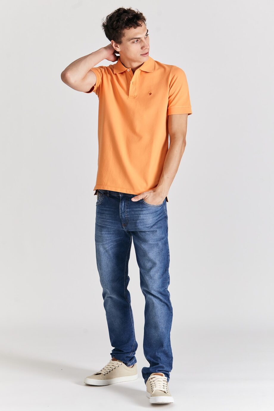 Polo de piqué liso