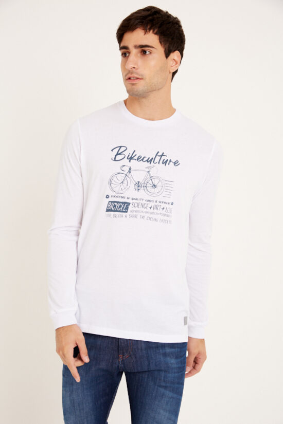 Remera mangas largas BIKECULTURE de jersey