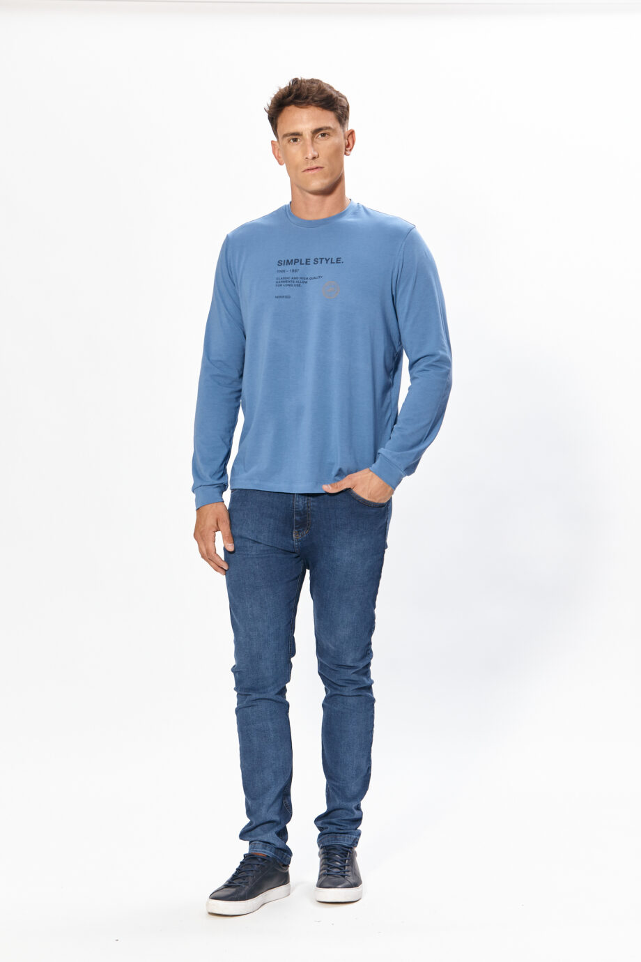 Remera simple style de jersey