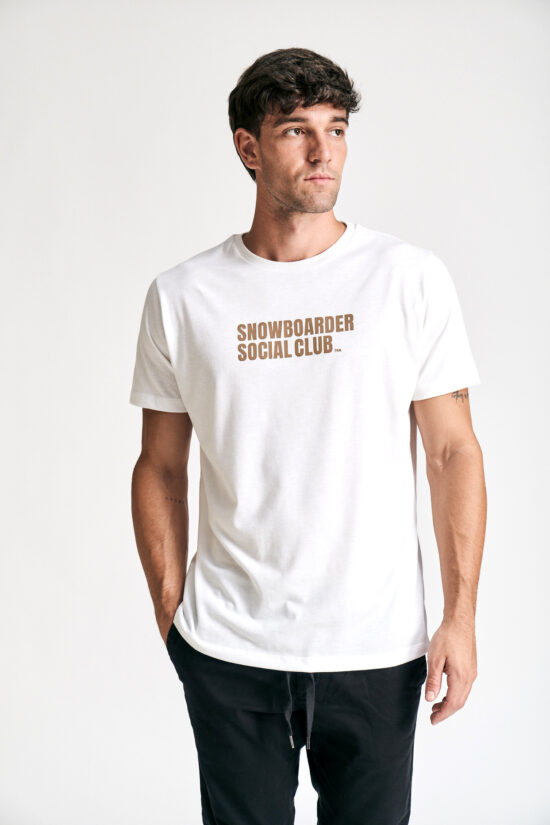 Remera mangas cortas snowboarder